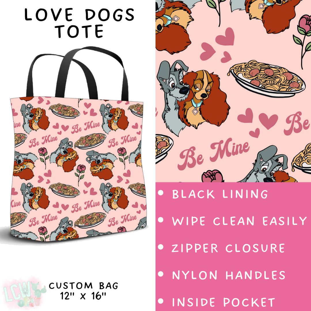 Batch #250 - Magical Valentine - Closes 12/9 - ETA late Jan - Love Dogs Tote