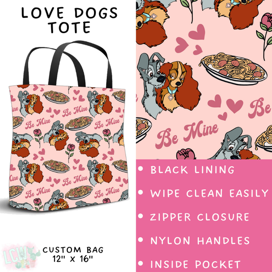 Batch #250 - Magical Valentine - Closes 12/9 - ETA late Jan - Love Dogs Tote