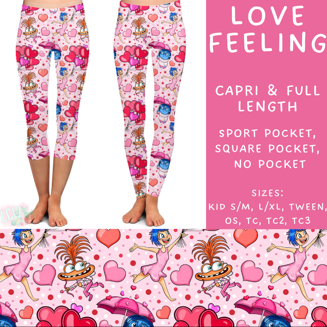 Batch #250 - Magical Valentine - Closes 12/9 - ETA late Jan - Love Feeling Full and Capri Length Leggings