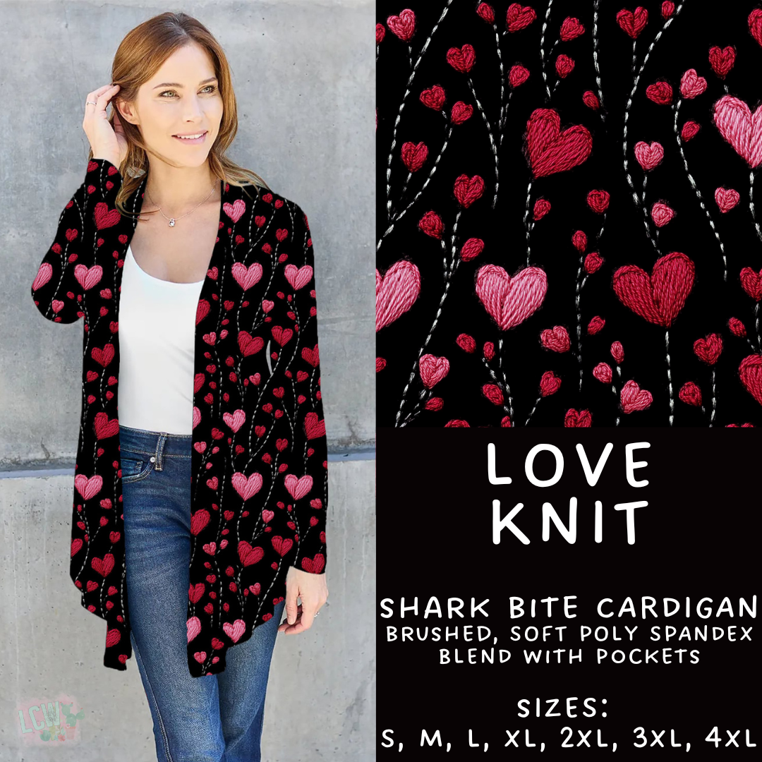 Batch #252 - Valentines Day - Closes 12/11 - ETA late Jan - Love Knit Cardigan