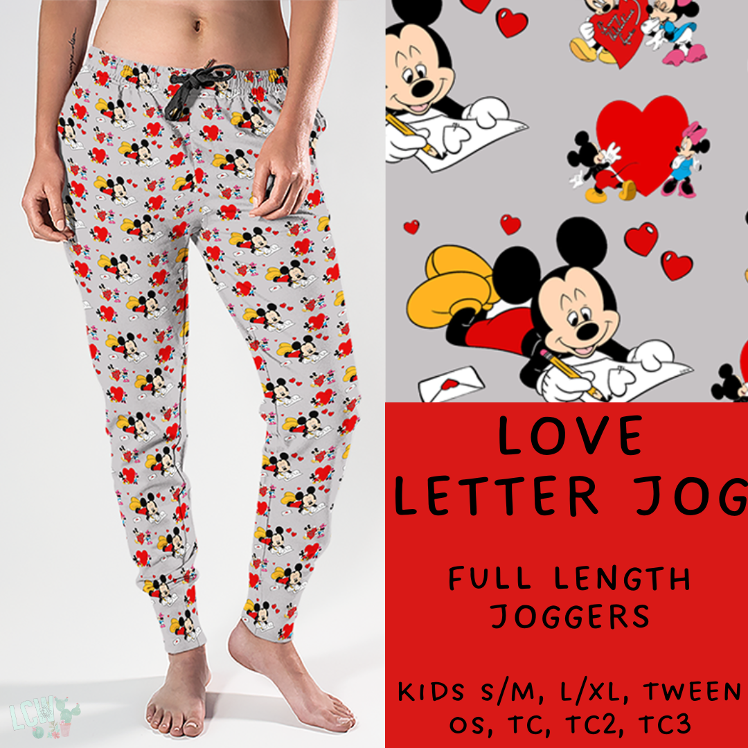 Batch #251 - Magical Love Presale - Closes 12/10 - ETA Late Jan - Love Letter Joggers