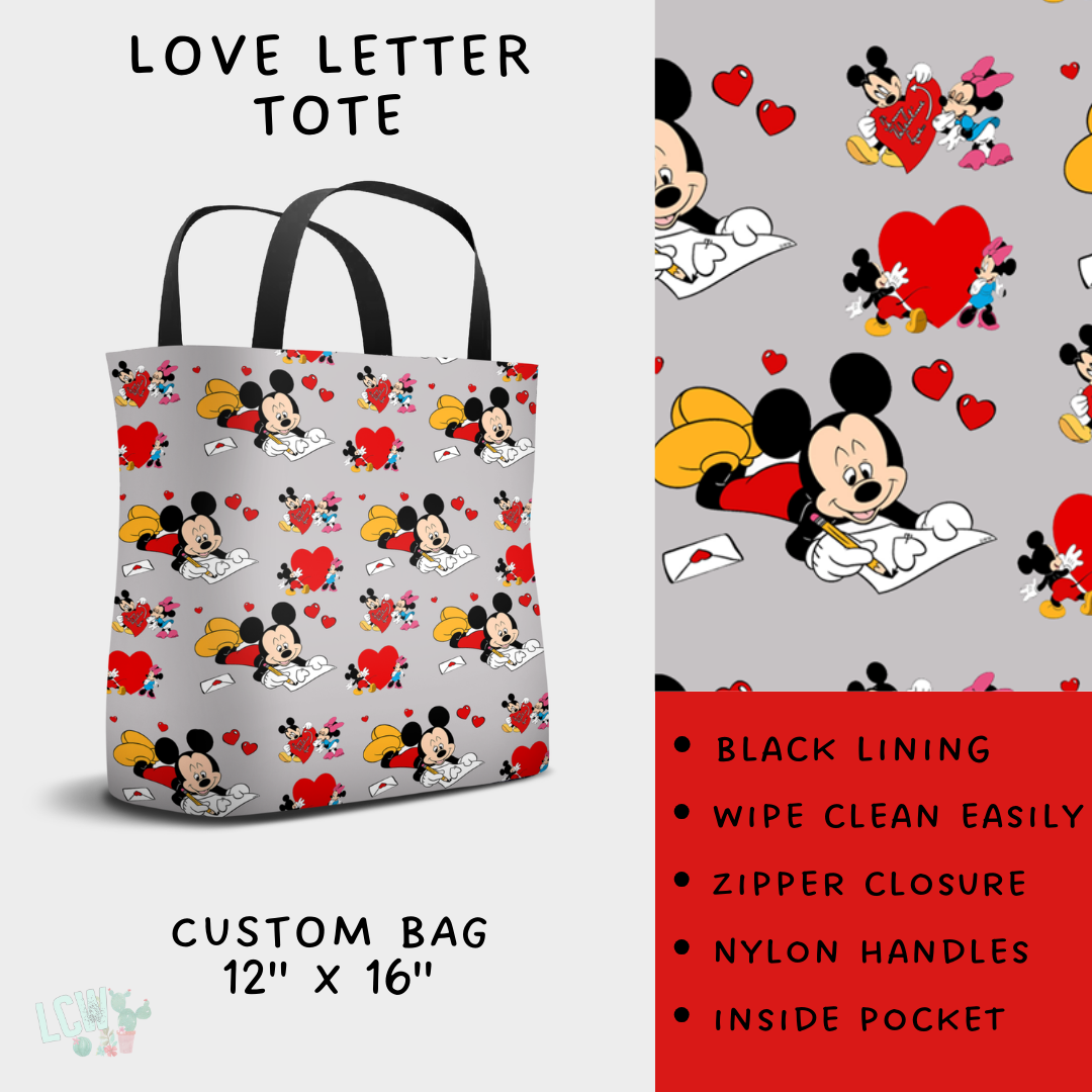 Batch #251 - Magical Love Presale - Closes 12/10 - ETA Late Jan - Love Letter Tote