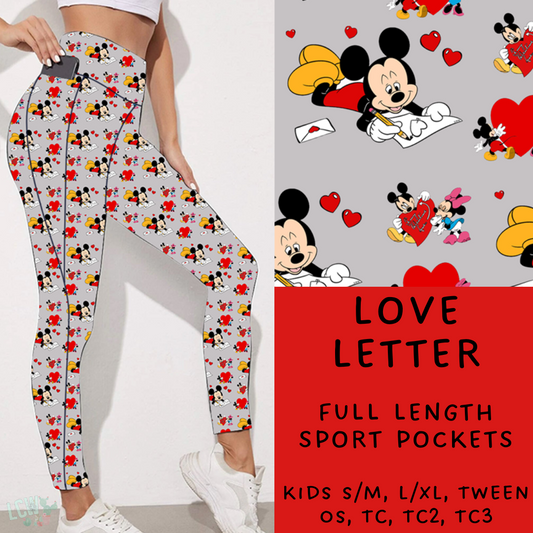 Batch #251 - Magical Love Presale - Closes 12/10 - ETA Late Jan - Love Letter Leggings