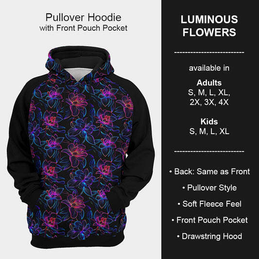 B199 - Preorder Luminous Flowers Hoodie (Closes 12/11. ETA mid Feb.)