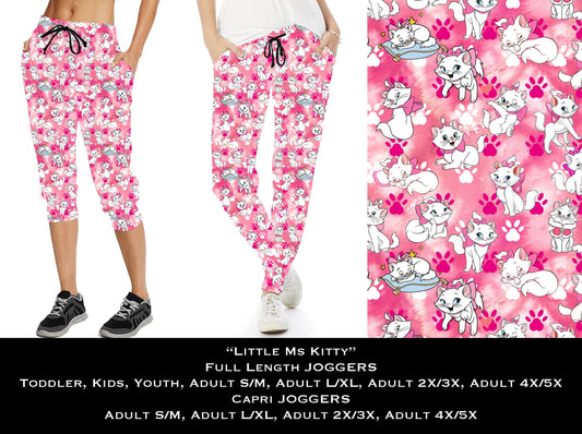 Little Ms Kitty Full & Capri Joggers