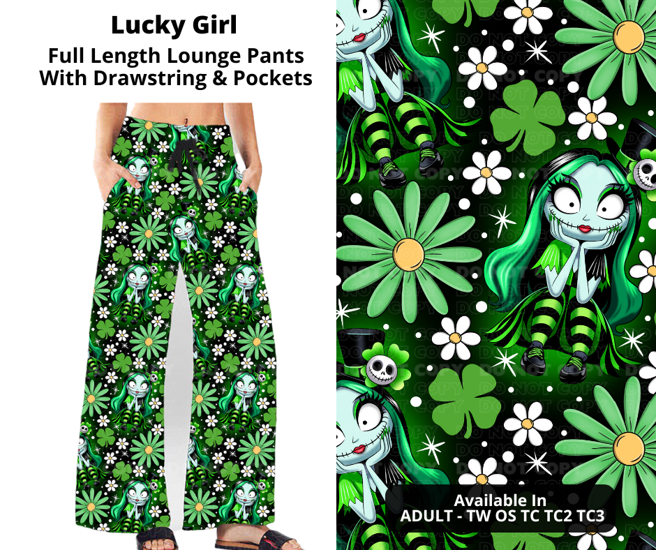 Preorder! Closes 12/11. ETA Feb. Lucky Girl Full Length Lounge Pants