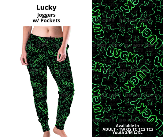 Preorder! Closes 12/11. ETA Feb. Lucky Joggers