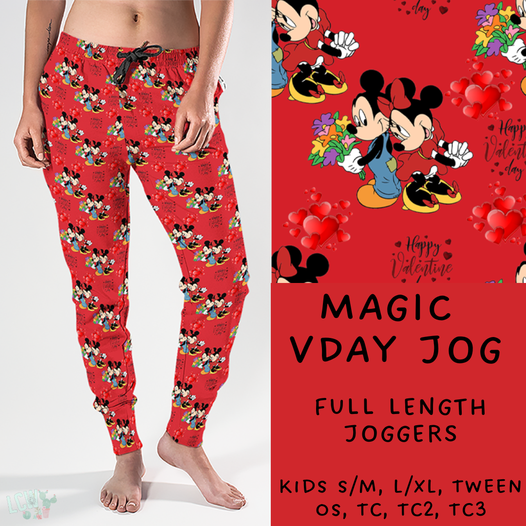 Batch #251 - Magical Love Presale - Closes 12/10 - ETA Late Jan - Magic Vday Joggers