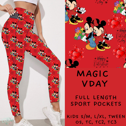 Batch #251 - Magical Love Presale - Closes 12/10 - ETA Late Jan - Magic Vday Leggings