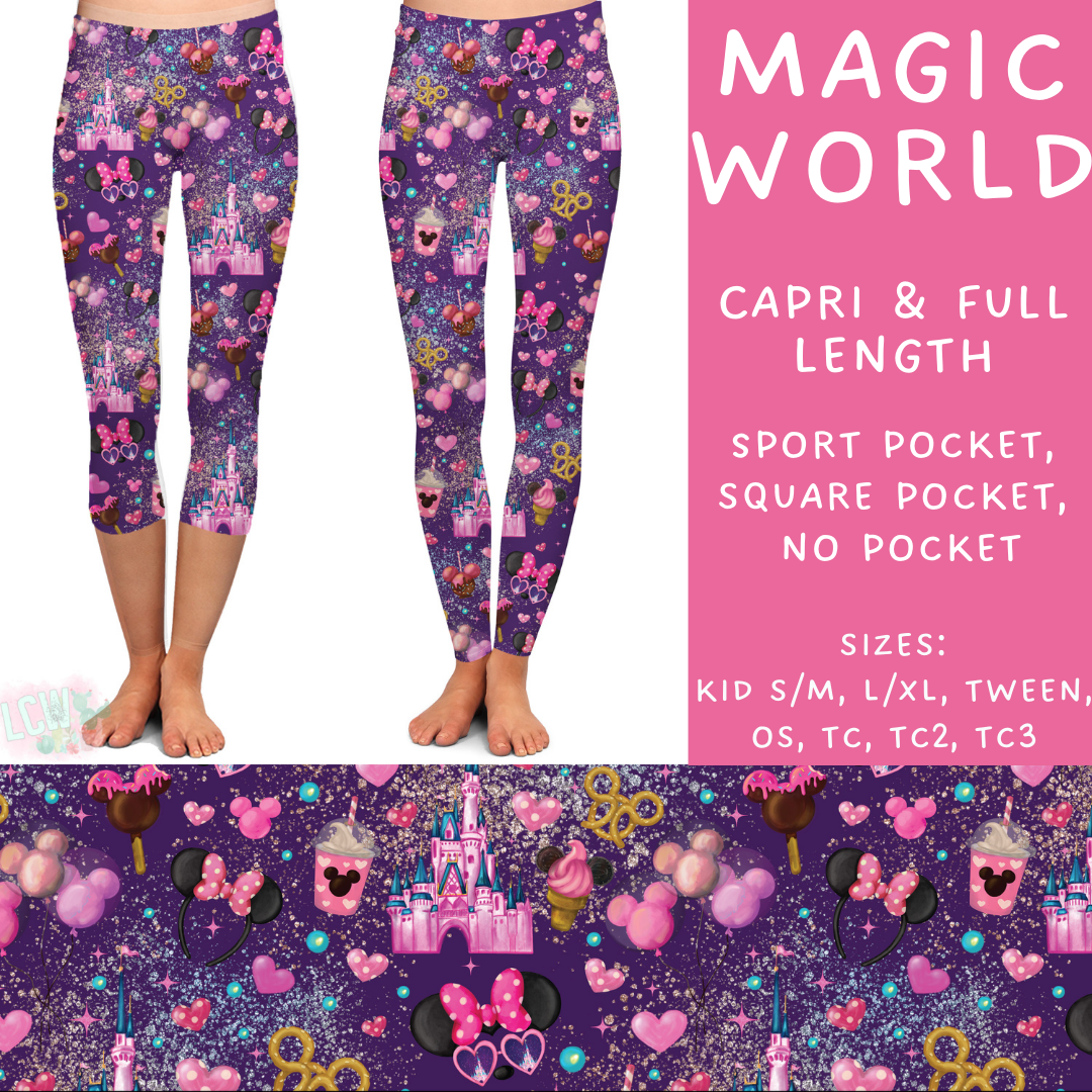 Batch #250 - Magical Valentine - Closes 12/9 - ETA late Jan - Magic World Full and Capri Length Leggings