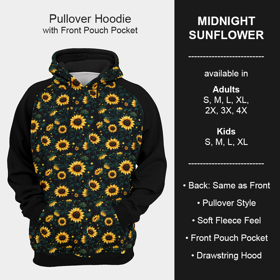 B199 - Preorder Midnight Sunflower Hoodie (Closes 12/11. ETA mid Feb.)