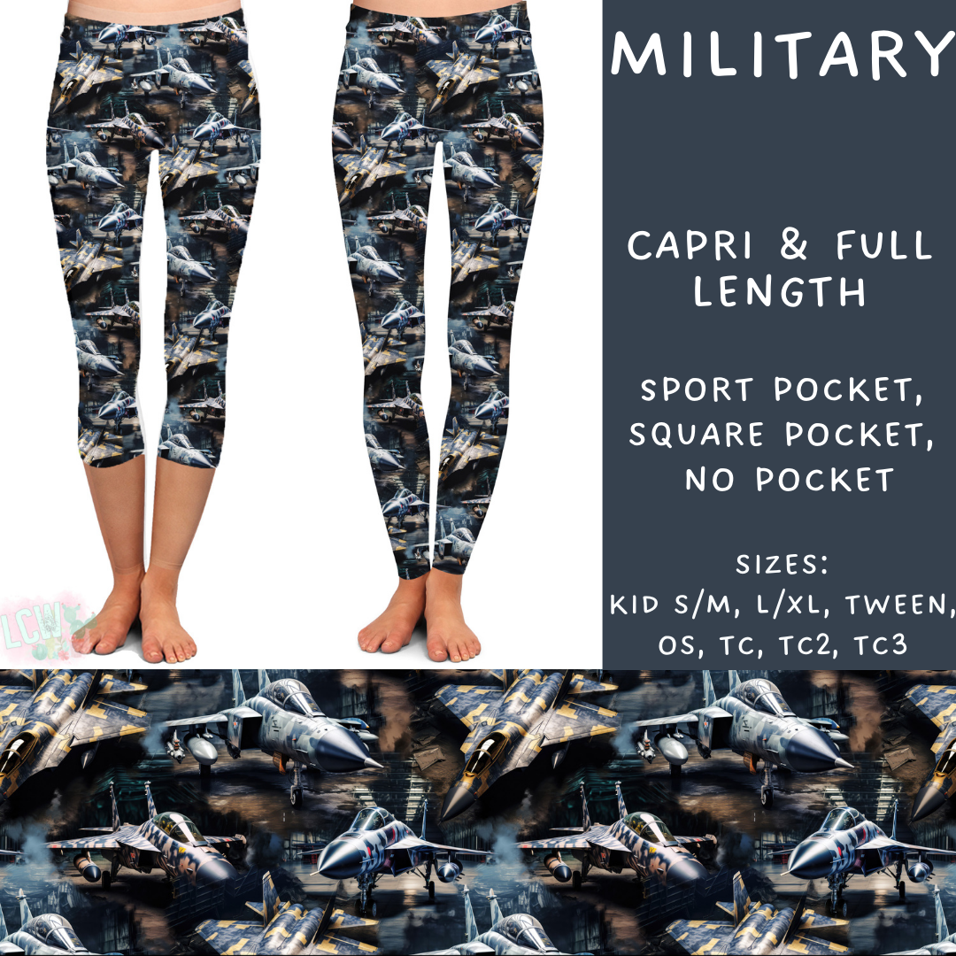 Batch #248 - Careers Collection - Closes 12/4 - ETA late Jan - Military Full and Capri Length Leggings