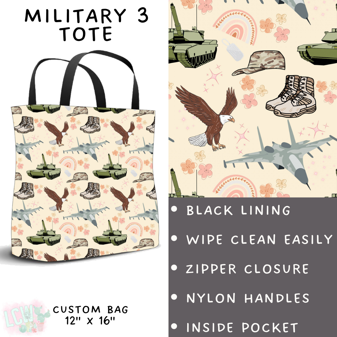 Batch #248 - Careers Collection - Closes 12/4 - ETA late Jan - Military 3 Tote