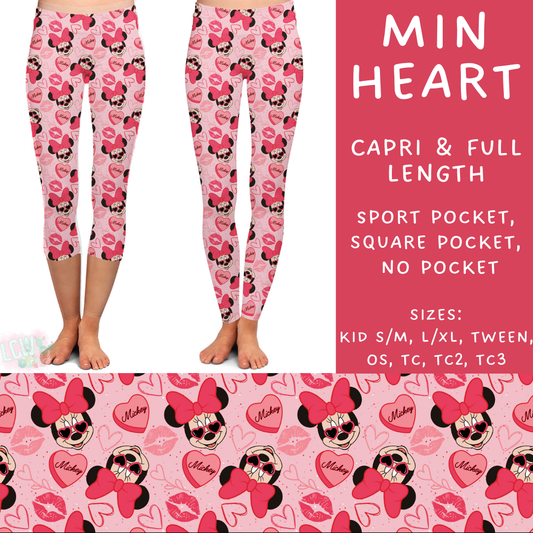 Batch #250 - Magical Valentine - Closes 12/9 - ETA late Jan - Min Heart Full and Capri Length Leggings