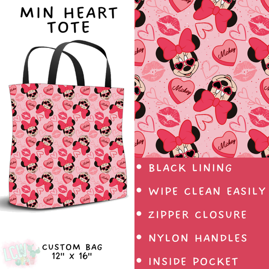 Batch #250 - Magical Valentine - Closes 12/9 - ETA late Jan - Min Heart Tote