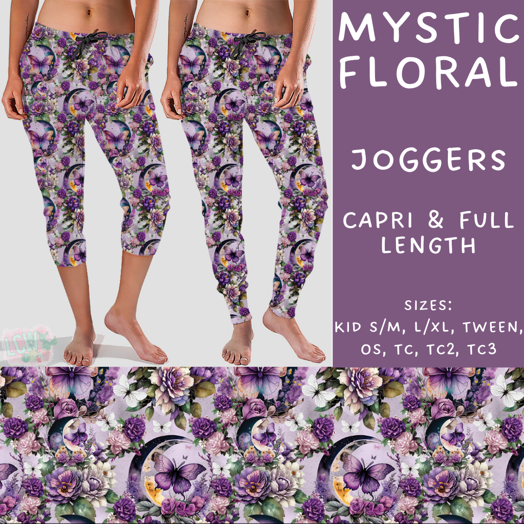 Batch #249 - October Request Run - Closes 12/6 - ETA late Jan - Mystic Floral Full and Capri Length Joggers