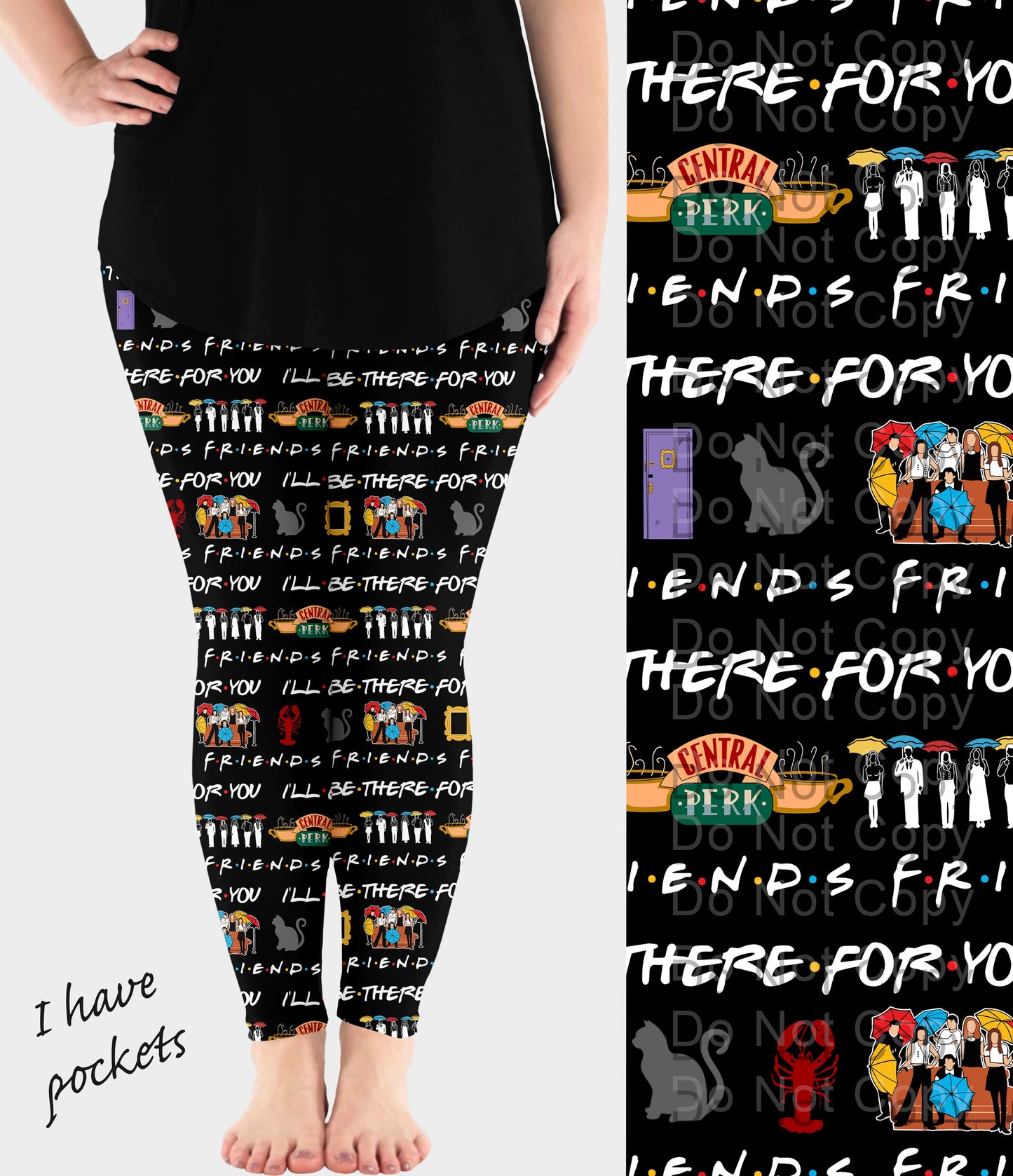 RTS - Manhattan Roommates Leggings w/ Pockets