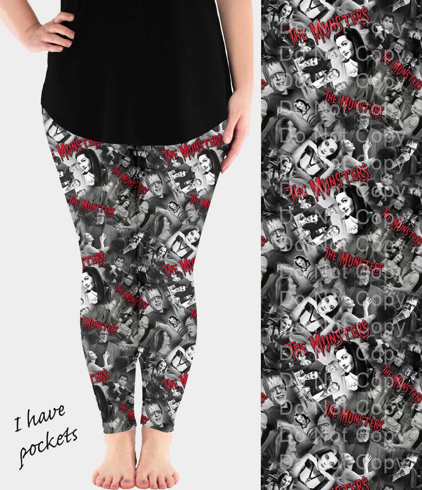 RTS - Monster Family Leggings w/ Pockets