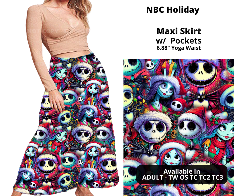 NBC Holiday Maxi Skirt