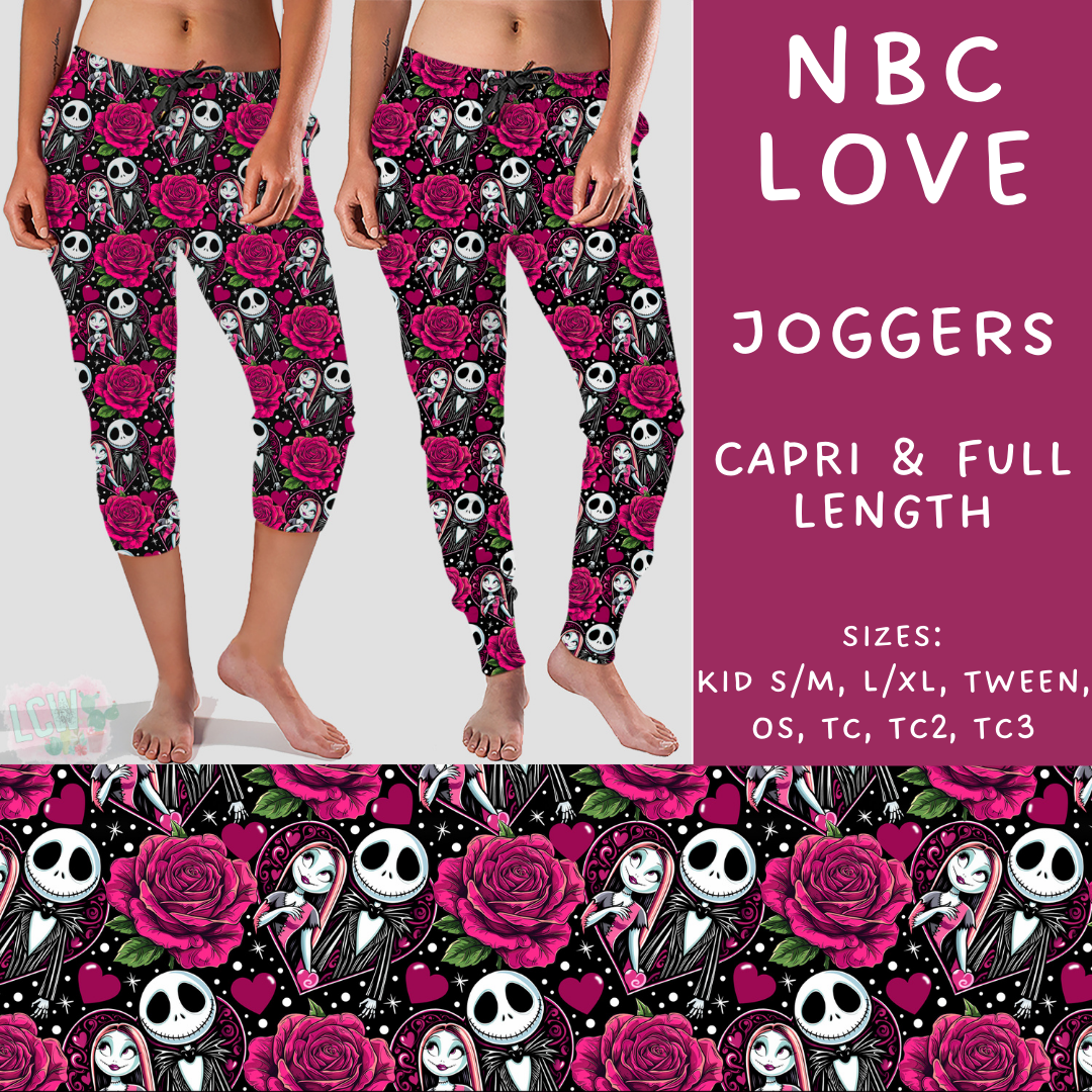 Batch #253 - Valentine Characters - Closes 12/13 - ETA mid/late Jan - NBC Love Full and Capri Length Joggers