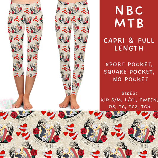 Batch #253 - Valentine Characters - Closes 12/13 - ETA mid/late Jan - NBC MTB Full and Capri Length Leggings