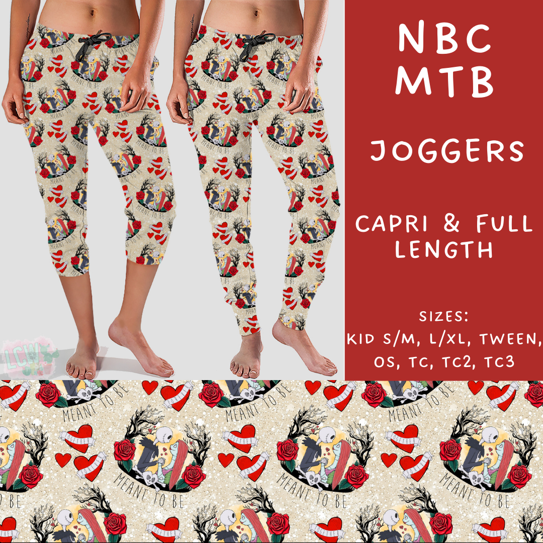 Batch #253 - Valentine Characters - Closes 12/13 - ETA mid/late Jan - NBC MTB Full and Capri Length Joggers