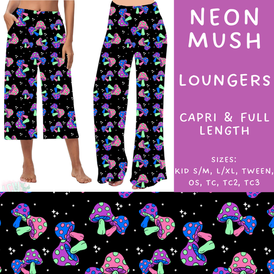 Batch #249 - October Request Run - Closes 12/6 - ETA late Jan - Neon Mush Capri and Full Length Loungers