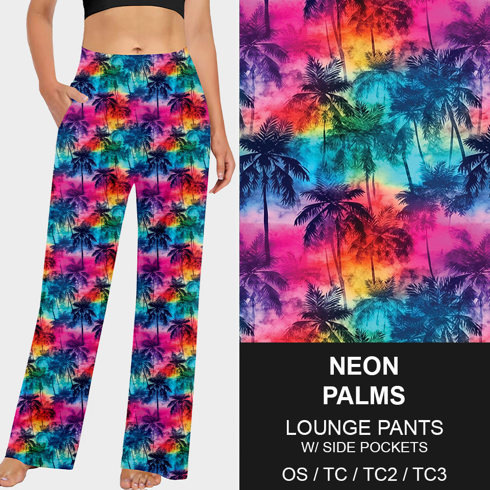 RTS - Neon Palms Lounge Pants