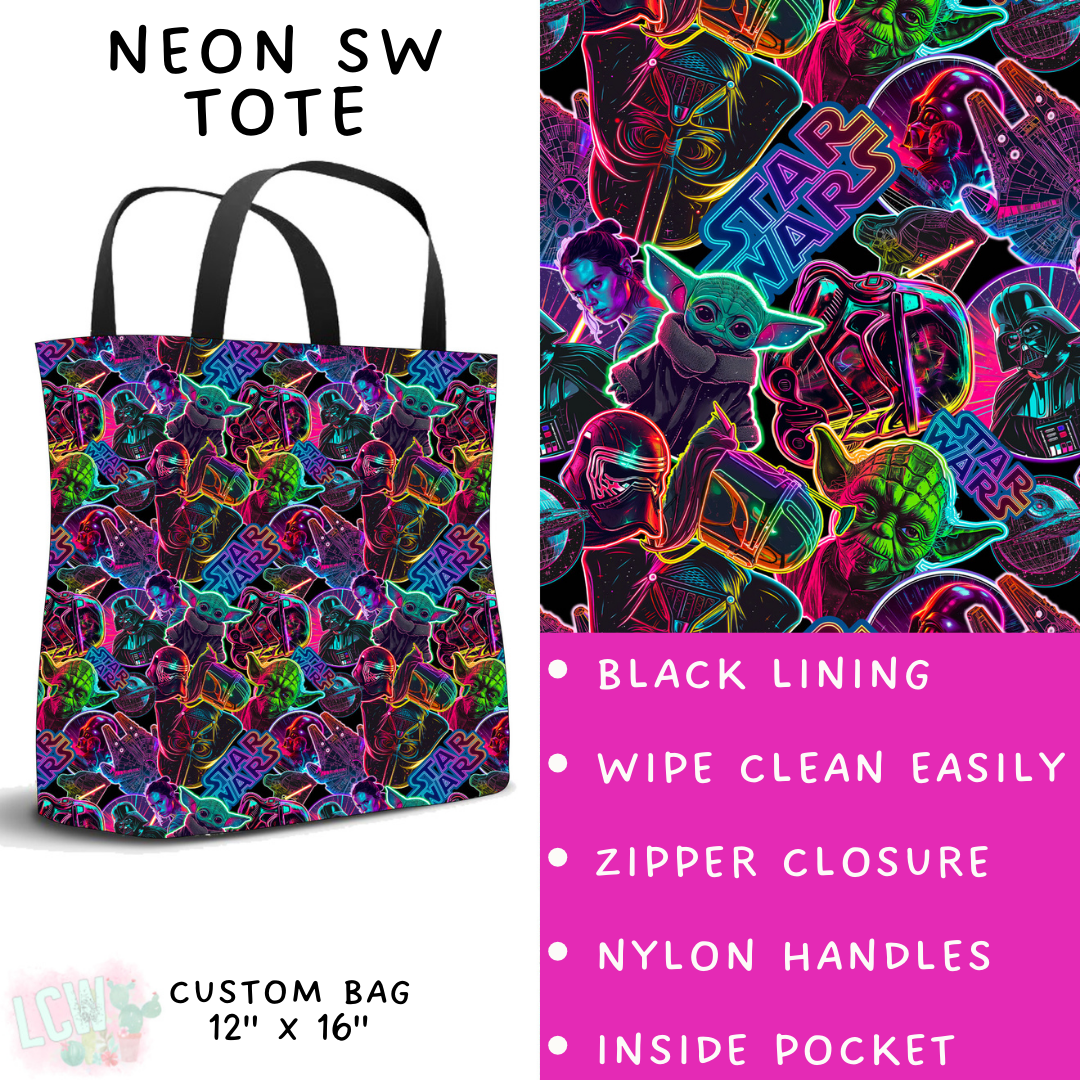 Batch #247 - Cool Characters 6 - Closes 12/2 - ETA late Jan - Neon SW Tote