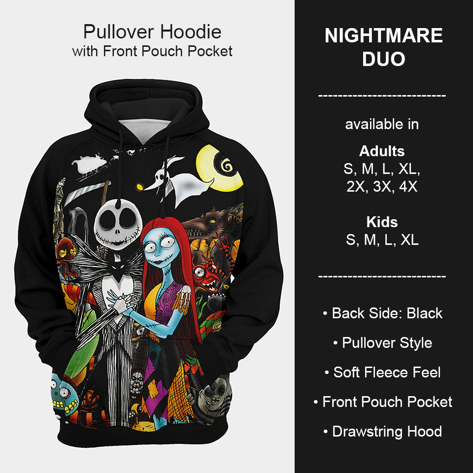 B199 - Preorder Nightmare Duo Hoodie (Closes 12/11. ETA mid Feb.)