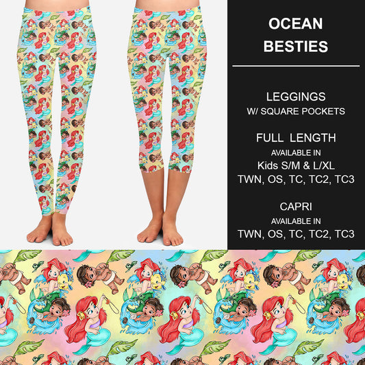 RTS - Ocean Besties Leggings w/ Pockets