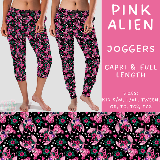 Batch #250 - Magical Valentine - Closes 12/9 - ETA late Jan - Pink Alien Full and Capri Length Joggers