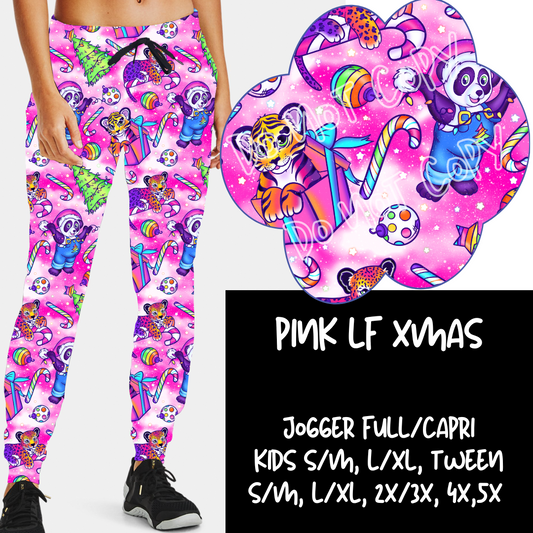 PINK LF XMAS - HOLIDAY RUN 1 - JOGGER/CAPRI PREORDER CLOSING 9/17 ETA EARLY NOV