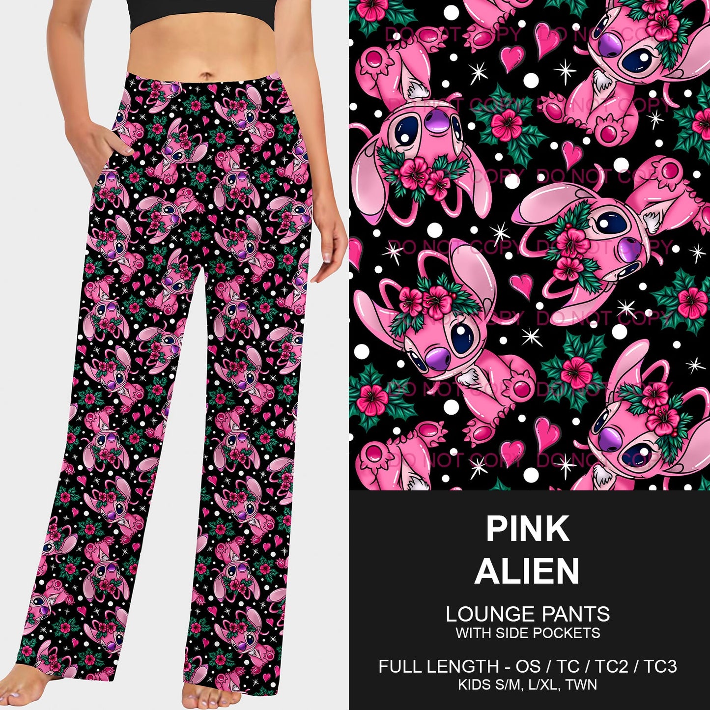 B197 - Preorder Pink Alien Lounge Pants (Closes 12/01. ETA late Jan.)