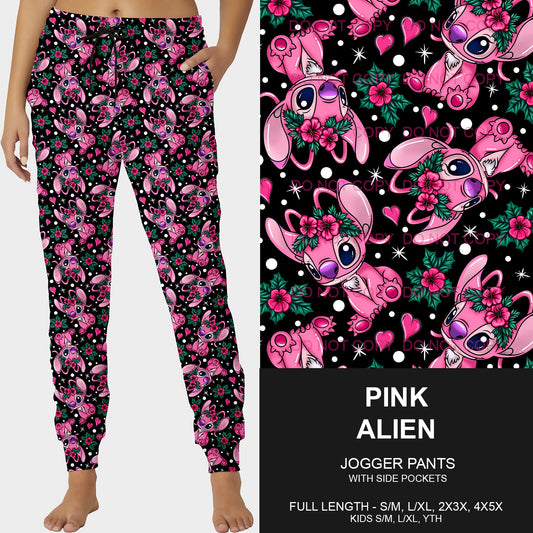 B197 - Preorder Pink Alien Joggers (Closes 12/01. ETA late Jan.)