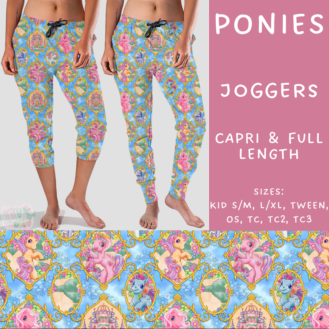 Batch #249 - October Request Run - Closes 12/6 - ETA late Jan - Ponies Full and Capri Length Joggers