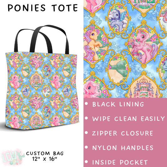 Batch #249 - October Request Run - Closes 12/6 - ETA late Jan - Ponies Tote