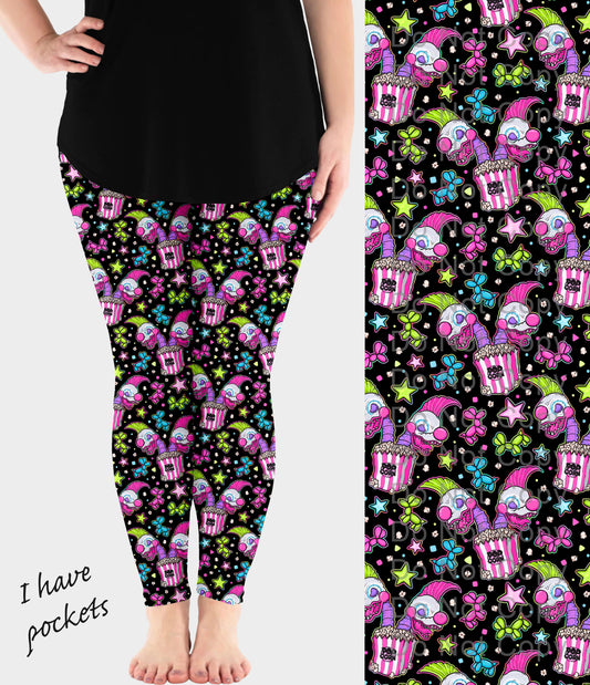 RTS - Popcorn Twins Leggings w/ Pockets