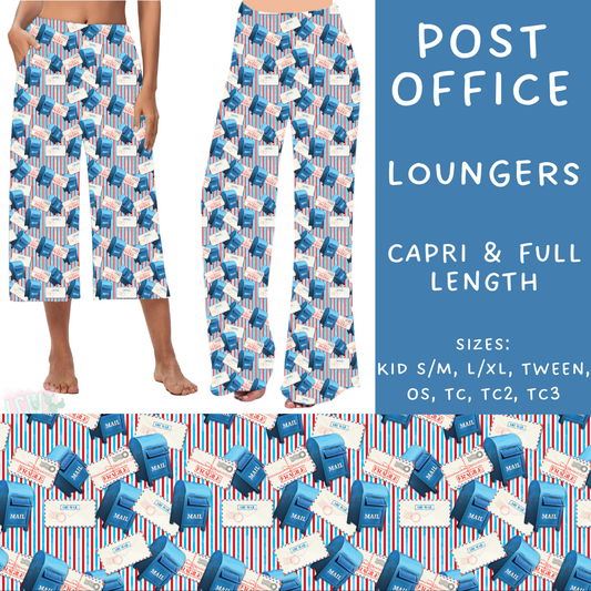 Batch #248 - Careers Collection - Closes 12/4 - ETA late Jan - Post Office Capri and Full Length Loungers