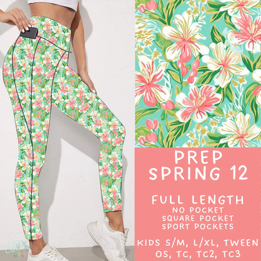 Ready To Ship - Preppy Spring 12 Leggings