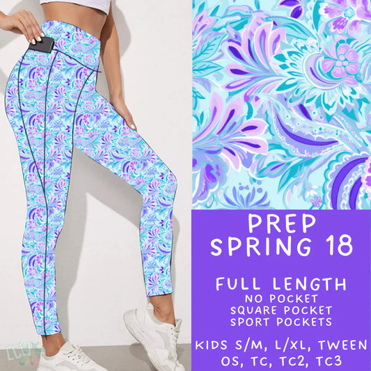 Ready To Ship - Preppy Spring 18 Leggings