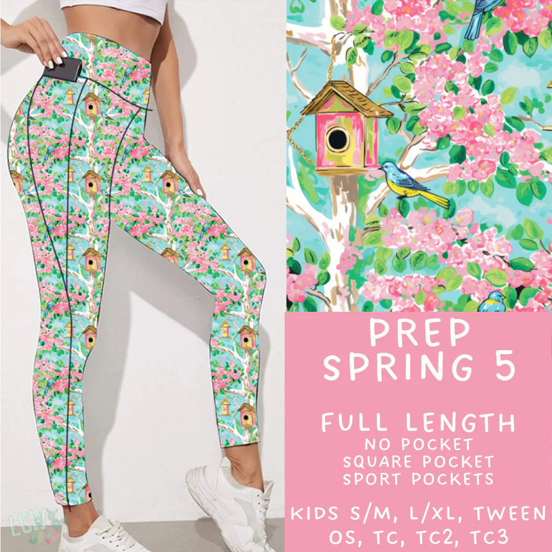 Ready To Ship - Preppy Spring 5 Leggings