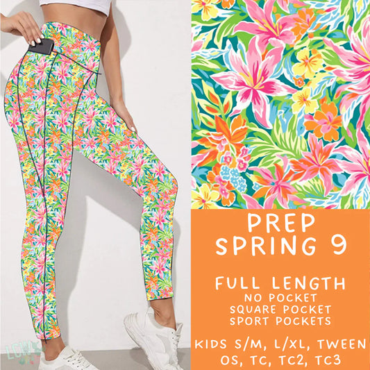 Ready To Ship - Preppy Spring 9 Leggings