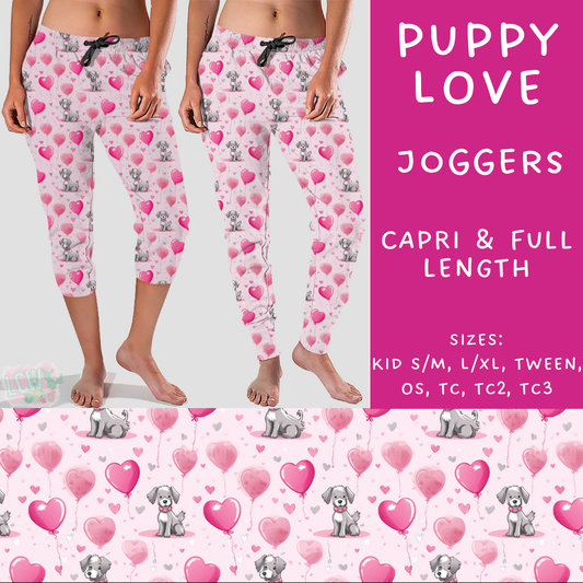 Batch #252 - Valentines Day - Closes 12/11 - ETA late Jan - Puppy Love Full and Capri Length Joggers