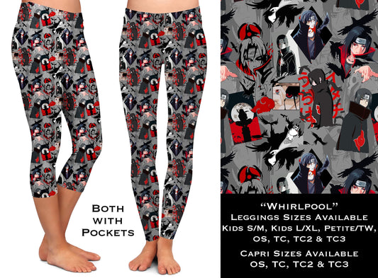 Whirlpool - Full & Capri Leggings w/Pockets