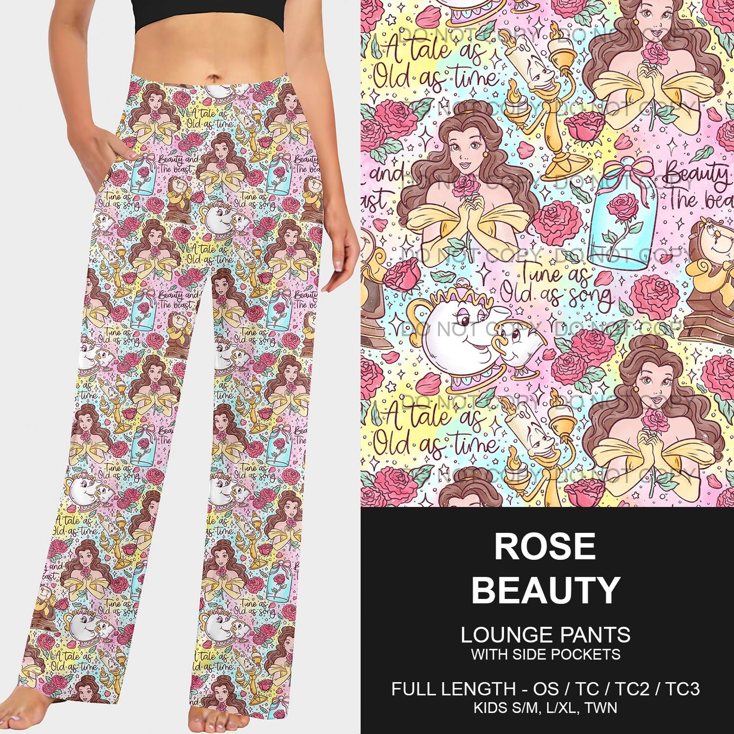 B200 - Preorder Rose Beauty Lounge Pants (Closes 12/15. ETA late Feb.)