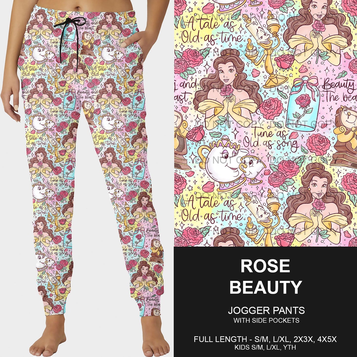 B200 - Preorder Rose Beauty Joggers (Closes 12/15. ETA late Feb.)