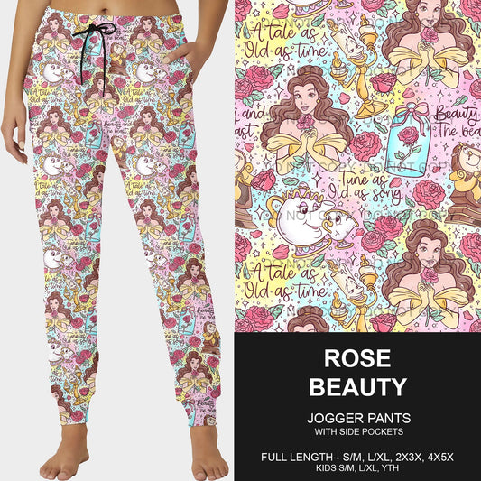 B200 - Preorder Rose Beauty Joggers (Closes 12/15. ETA late Feb.)