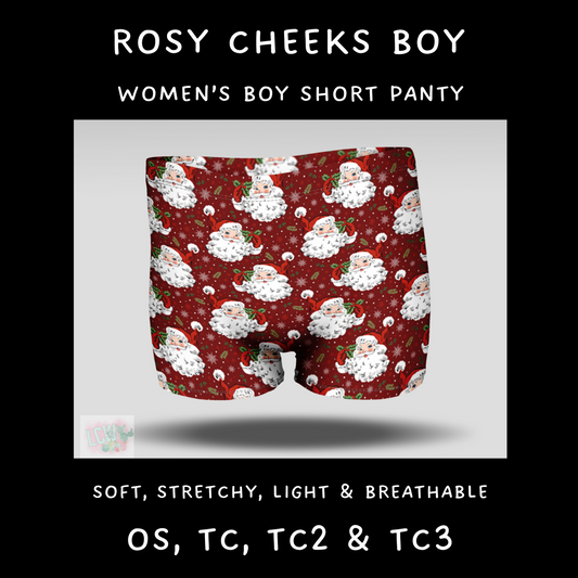 Ready To Ship - Rosy Cheeks Boy Shorts