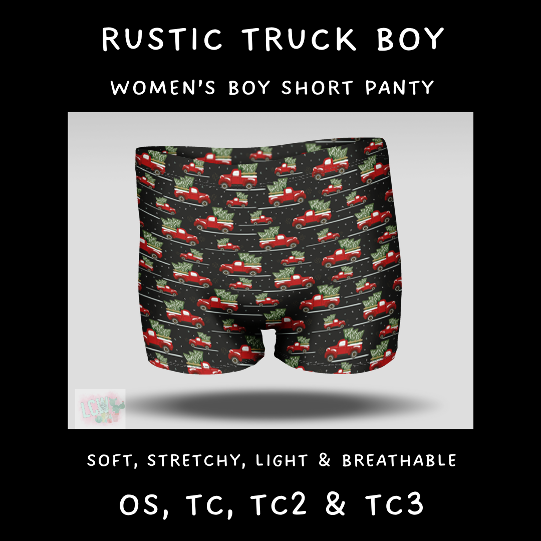 Ready To Ship - Rustic Truck Boy Shorts